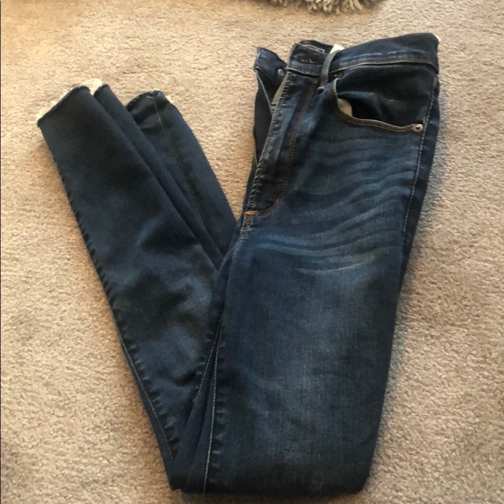 Abercrombie and Fitch high rise jeans